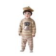 thumbnail image 3 of TEDOYE Toddler Boys Coats Girl's Bag Autumn Winter Baby Clothes Half Wool Tops + Long Pants Sets Fashionable For Newborn Old. Lovely Wear, 0-3 Months, 3 of 9