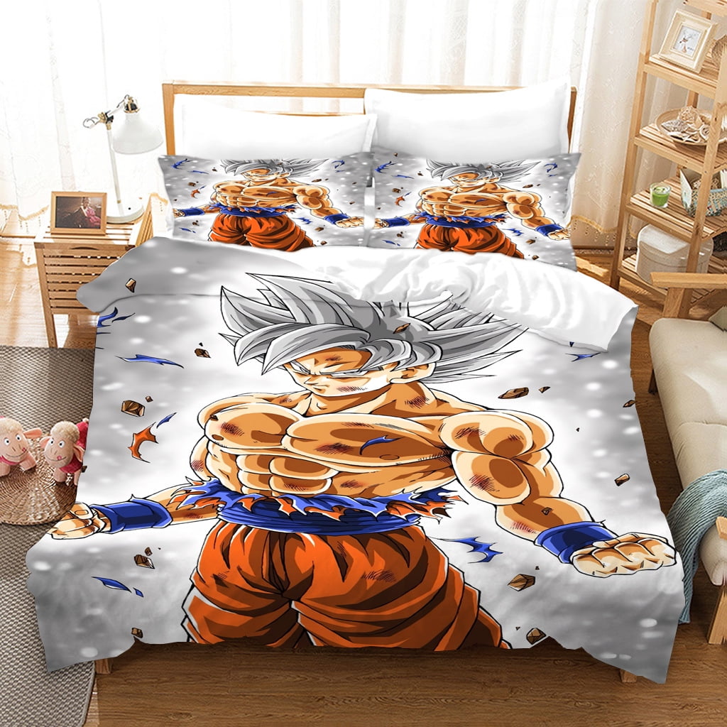 New Cool Anime Dragon Ball Z Bedding Bed Set Twin Full Queen King Size ...