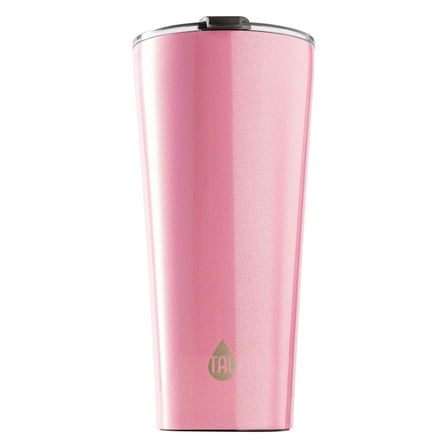 TAL Stainless Steel Cruise Tumbler with Easy Sip Straw 25oz, Pink