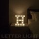 thumbnail image 5 of Eyfqtcs Alfabeto Letra Led Marquesina Señal Lámpara Boda Fiesta Decoración Noche Luz (H), 5 of 9