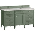 thumbnail image 2 of James Martin Vanities 650-V60s-3Ejp Brittany 60" Single Basin Poplar Wood Vanity Set -, 2 of 7