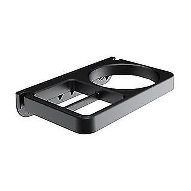Soporte De Hierro Para Secador De Pelo Soporte De Montaje En Pared Negro - 16,6 x 10,4 x 3,5 cm