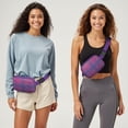 thumbnail image 4 of Colorful Checkered Belt Bag – Plaid-Inspired Fanny Pack with Vibrant Retro Checkerboard Style, 4 of 4