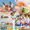 thumbnail image 3 of 200 Piezas Bolsas De Almacenamiento Fresco, Cubiertas De Almacenamiento Elásticas Para Verduras O Frutas, Bolsas De Almacenamiento Reutilizables, Tapas De Tazón Ajustables Expandibles Elásticas, 3 of 5