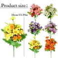 CHENjy Realistic Artificial Daisies Cemetery Flower Bouquet Plastic ...