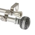 thumbnail image 3 of 13/16" Dia Adjustable 120-170 inch Double Curtain Rod with Greta Finials - Satin Nickel,(4702-995), 3 of 3