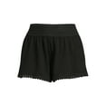 thumbnail image 5 of No Boundaries Elastic Crochet Shorts, Sizes XS-XXXL, 5 of 5