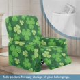 thumbnail image 3 of HELLHERO 4 Pcs Clover Pattern Recliner Chair Slipcover, Anti Scratch Recliner Chair Covers High Elastic Soft Recliner Slipcovers for Home Living Room, 3 of 8