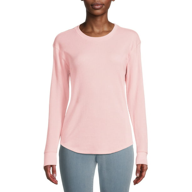 Time and Tru - Time and Tru Women's Long Sleeve Thermal Top - Walmart ...
