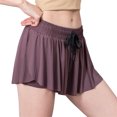 thumbnail image 1 of Jumpingount Pantalones cortos deportivos de cintura alta para niñas, entrenamiento atlético, pantalones cortos de Yoga, entrenamiento, gimnasio, Ropa, zapatos y accesorios Miscelánea Púrpura L, 1 of 6