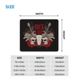 thumbnail image 6 of Rock And Roll Guitar Skull Roses Mouse Pad Non-Slip Rubber Gaming Mousepad Rectangle for Computers Laptop 8.3 x 10.3 in, 6 of 6