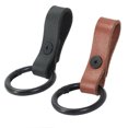 thumbnail image 2 of xinxixnxx 2 Pcs Porte-Clés en Cuir Auto Couleur Unie Réutilisable Détachable Contrôle de Porte Automobile Télécommande Porte-Clés Cadeau, 2 of 6
