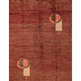 thumbnail image 1 of Ahgly Company Indoor Rectangle Abstract Red Abstract Area Rugs, 7' x 10', 1 of 6