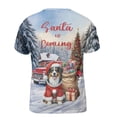 thumbnail image 2 of Santa is Coming Miniature American Shepherd Merry Christmas Xmas Noel Truck Tree All Over Print 3D Shirt Unisex Merch MAS Dog Lover Gifts - 02023, 2 of 6