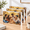 4*6-3pack, variant on 3 Pack Picture Frames 4x4 20%thicker Free Standing Desktop Display Strongic Photo Frame Double Sidedr Frameless For Home Office G