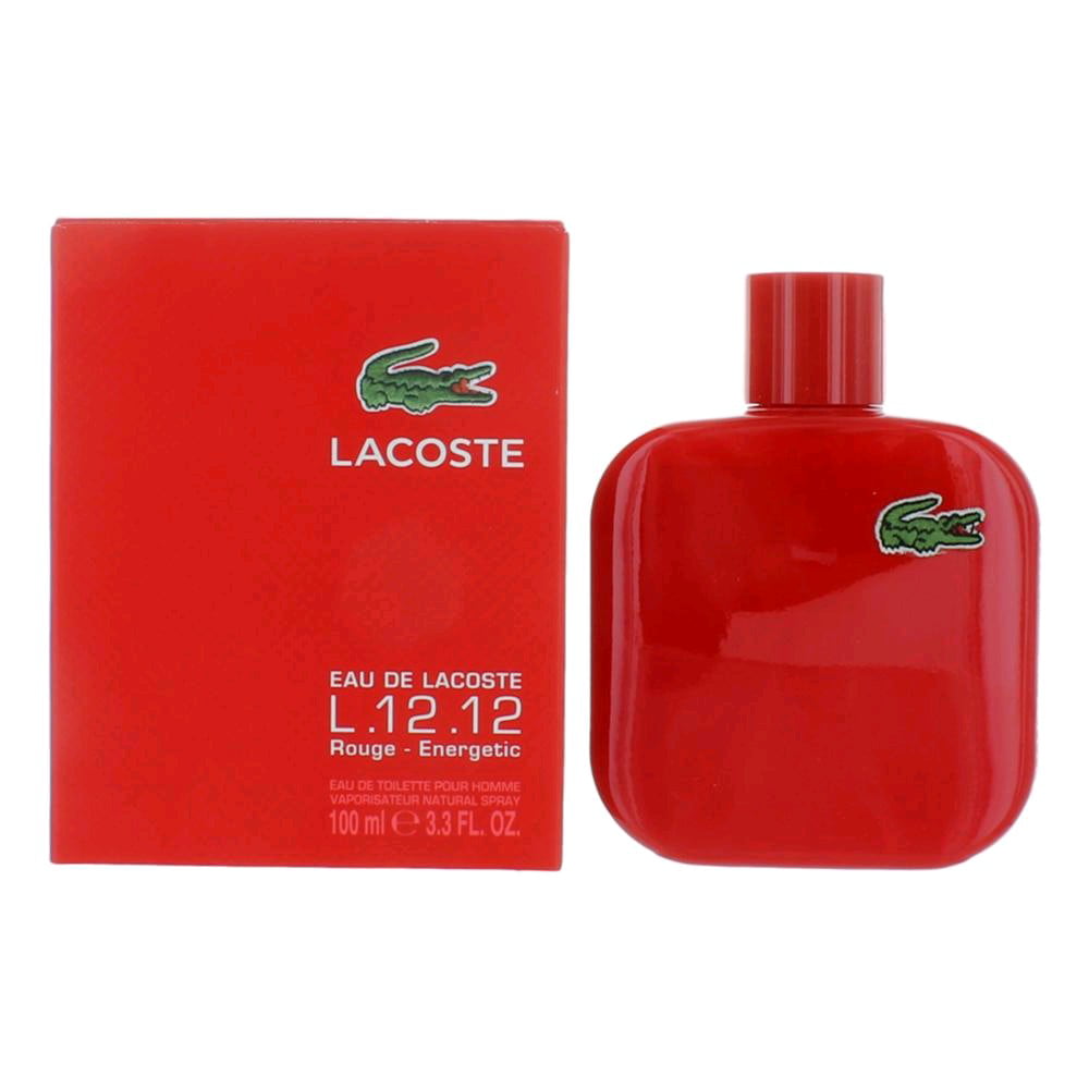 Lacoste - Lacoste L.12.12 Rouge by Lacoste, 3.3 oz Eau de Toilette ...