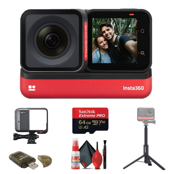 Insta360 One X2 Kit Premium de caméra d'action 360° avec Perche à Selfie  Invisible