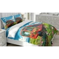 thumbnail image 3 of DOJLIO Rural Scenery Duvet Cover Twin Size Cartoon Style Cowboy Theme No Comforter for All Ages, 3 of 5