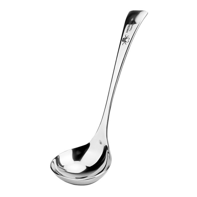 Graflsoa Premium Pure Titanium Soup Spoon - Silver, 20x6cm, Lightweight 60g Dining Essential