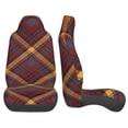 thumbnail image 3 of Vsdgher Buffalo Check Plaid Automotive Seat Covers for Cars Trucks and SUVs – Car Seat Covers for Truck Seat Protectors Set of 2, 3 of 7