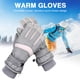thumbnail image 4 of Guantes Bicicleta Guantes de ciclismo impermeables Guantes de esquí para mujer con pantalla táctil de vellón (gris rosa) Tmvgtek Accesorios para bicicletas, 4 of 6