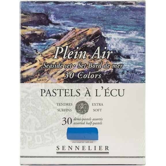 Sennelier Soft Pastels Half Stick Set 30/Pkg-Seaside