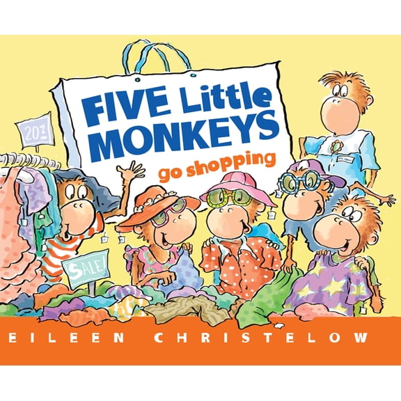 Five Little Monkeys Story Five Little Monkeys Shopping for School, (Paperback)