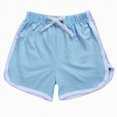 thumbnail image 5 of kpoplk Toddler Girl Clothes Summer Cotton Print T-Shirt and Jeans Shorts Set Casual Girls 2 Piece Outfits Sets 2T-8Y(Light Blue,5-6 Y), 5 of 5