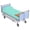 Aqua Blue Solid, variant on 3 Piece Hospital Bed Sheet Set Twin XL Sheets for Hospital Bed - Hospital Bed Sheets Fitted Sets - Egyptian Cotton 400 TC - Hospital Bed Sheets (Taupe Stripe, Twin XL 39" x 80"x 4")