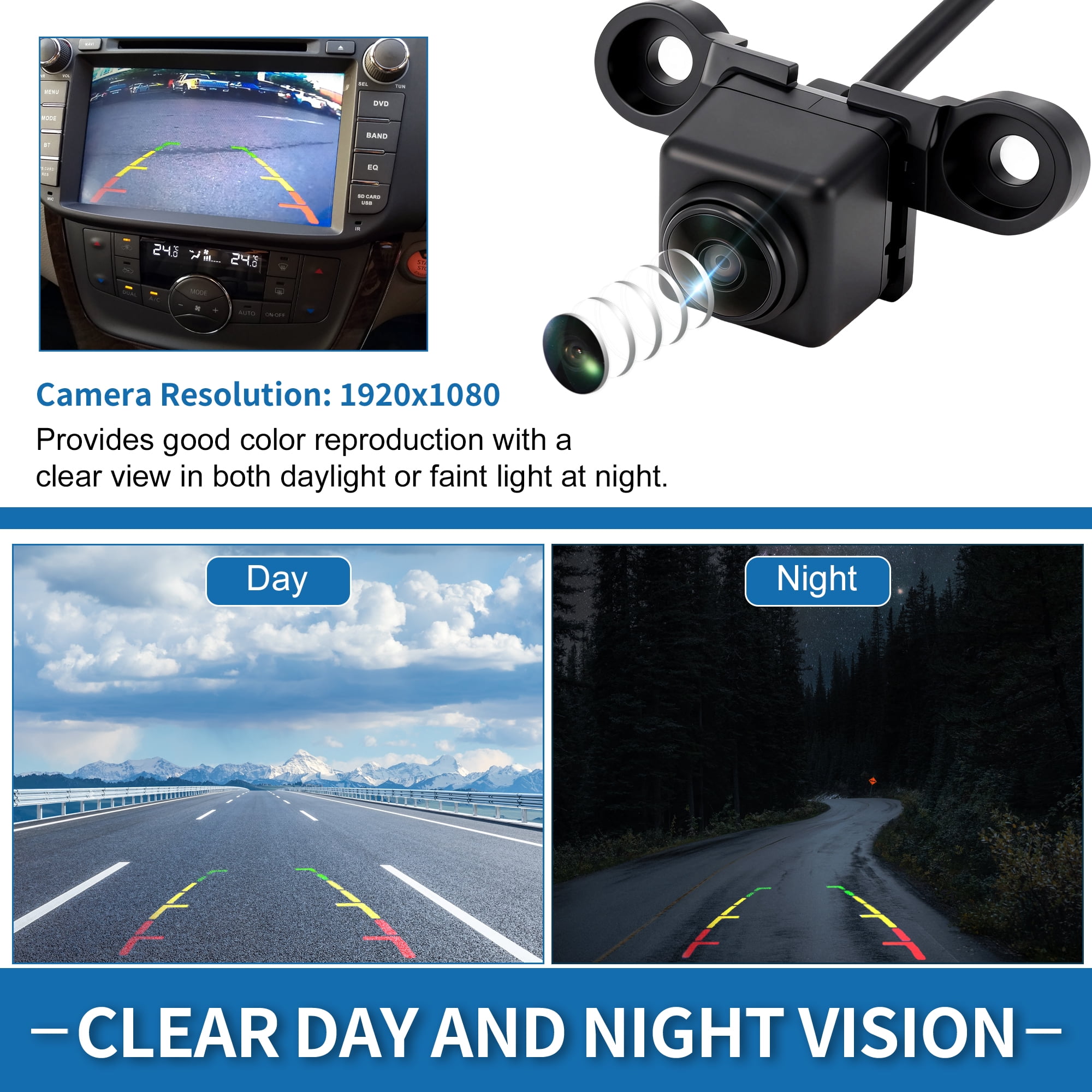 Unique Bargains Front View Park Assist Camera Replacement for Cadillac CTS 2014-2019
