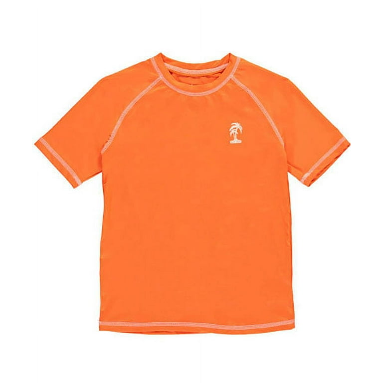 iXtreme Boys Short Sleeve Rashguard Swim Shirt, UPF +50, Sizes 4-18 