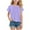 Purple, variant on Linfrsh Kids Tshirts Girls Short Sleeve Tops Kids Summer T Shirts Crewneck Fashion Tees(Grey,Size 13-14 T)