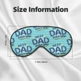 thumbnail image 4 of Uemuo Best Dad Ever Pattern Sleep Eye Mask - Light Blocking Sleep Mask Blocking Out Light Perfectly, Soft and Comfortable Night Eye Mask, Eye Blinder, 4 of 7