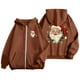 thumbnail image 4 of WILLBEST Sudadera para Mujer, Estilo Navideño, con Cremallera, Manga Larga, Bolsillo, Cordón Ajustable y Capucha Chica​​, 4 of 8