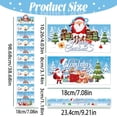 thumbnail image 3 of Steadline Folding Holiday Envelope,Christmas Themed Surprise Pouch With 10 Card Slots,Thick Paper Construction,Interactive Game Prop And Gift Container For Family Gatherings(Blue), 3 of 7