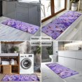 thumbnail image 2 of Purple Butterfly Flower Pattern Kitchen Rug Mat,Kitchen Runner Rugs Non Skid Washable,Decorative Kitchen Floor Mats for Kitchen,Sink,Laundry,17"X47", 2 of 5