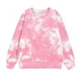 thumbnail image 4 of Zshosam Sweatshirts for Girls Trendy Toddler Baby Boy Girl Pullover Sweatshirt Crewneck Blouse Shirt Tops Warm Fall Winter Clothes,Pink 13-14 Years, 4 of 5