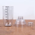 thumbnail image 4 of Cocktail Shaker FEOOWV, batidora de mano de plástico, 700 ml, con báscula, 4 of 8