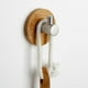 thumbnail image 3 of Gancho de Acero Inoxidable de Bambú para Pared, Bolsa para Ropa, Auriculares, Colgador de Llaves, Cocina, BañO, Puerta, Toalla, Estante Inoxidable (A), 3 of 5