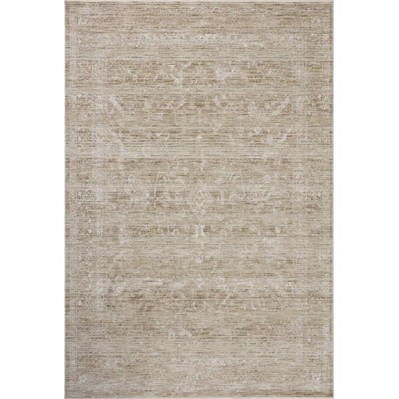 Loloi Tabitha Sage / Ivory 5'-3" x 7'-9" Area Rug