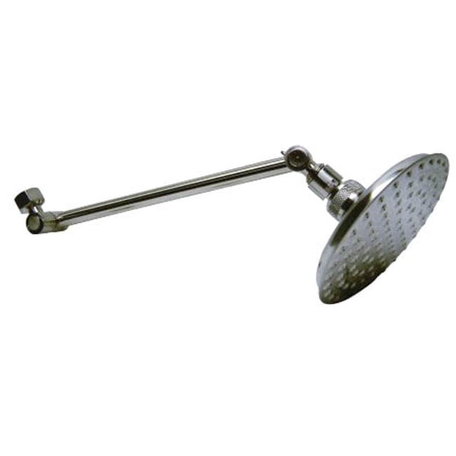Large Shower Head And 10 Inch High-Low Shower Kit - Satin Nickel Finish