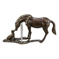 thumbnail image 2 of SPI Bronze Finish Barnyard Pals Horse and Dog Garden Sculpture, 2 of 6
