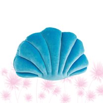 LOLIPPYY 1Pc Lovely Blue Pillow Plush Back Cushion Soft for Home Use