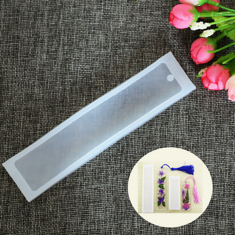 Genuine rectangular oval silicone bookmark resin mold DIY bookmark