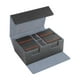 thumbnail image 4 of Estuche organizador de cartas de juego multifunción con capacidad para 400 cartas coleccionables Gris Naranja Interior, 4 of 9