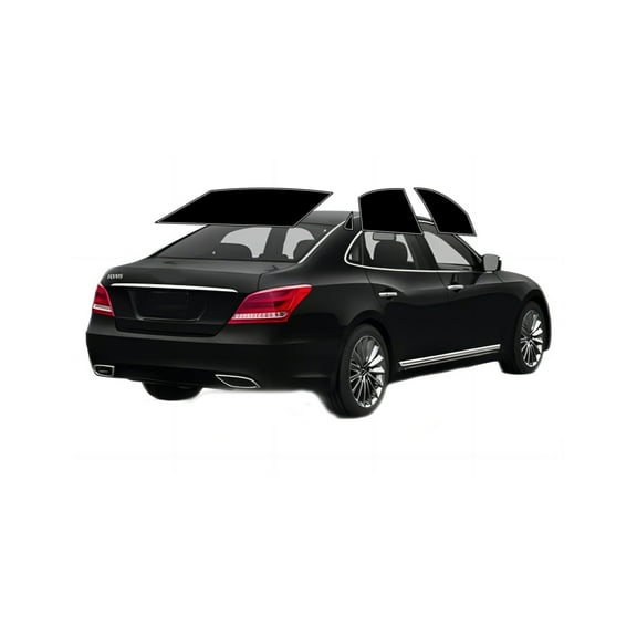 Haiy Co - PreCut 2Ply 05% Window Tint Film Kit For 2011-2016 Hyundai Equus -Side+Rear Window