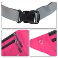 thumbnail image 3 of Unique Bargains 1 Pc Breathable Running Belt Diamond Fanny Pack for Sports to Carry Phone Keys Rose Red, 3 of 6