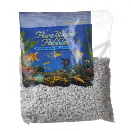 - Pure Water Pebbles Aquarium Gravel - Snow White