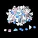 thumbnail image 4 of de mosaico de brillante, formas mixtas manchadas Piezas de , manualidades Decoración para hogar Paredes Platos de muebles Marcos , Púrpura azul Azul morado, 4 of 8