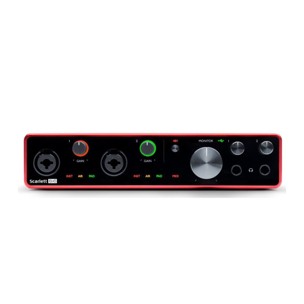 Focusrite Scarlett 8i6 3rd Gen 8x6 USB Audio Interface with